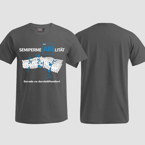 1033 "Durchdiffundiert" ABI T-Shirt einseitig bedruckt