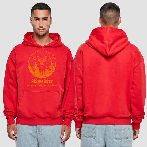 1004 "Abimeister" Abi Premium Oversize Hoodie einseitig bedruckt