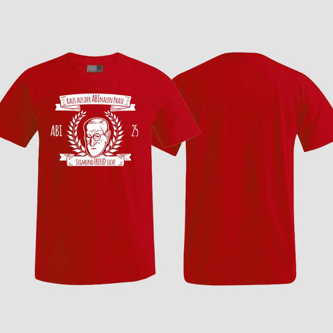 1005 "Abinale Phase" Abi T-Shirt einseitig bedruckt