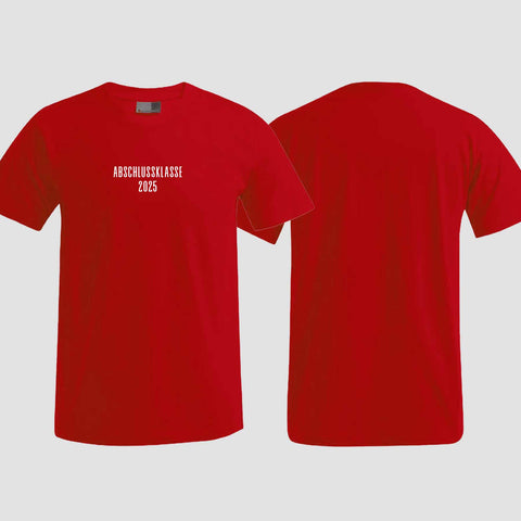 1024 "Abschlussklasse 2025" Abschluss T-Shirt einseitig bedruckt