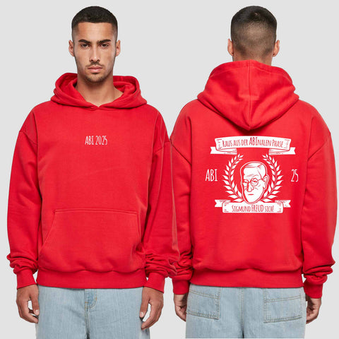 1007 "ABInale Phase" Abi Premium Oversize Hoodie beidseitig bedruckt