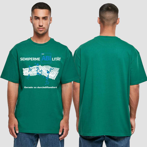 1033 "duchdiffundiert" ABI Oversize T-Shirt einseitig bedruckt