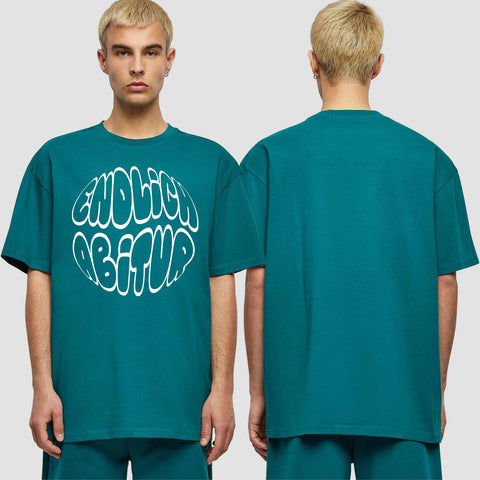 1038 "Endlich Abitur" ABI Oversize T-Shirt einseitig bedruckt