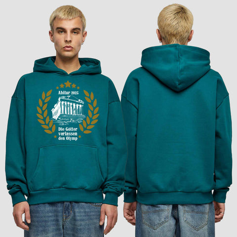 1040 "Olymp" Abi Premium Oversize Hoodie einseitig bedruckt