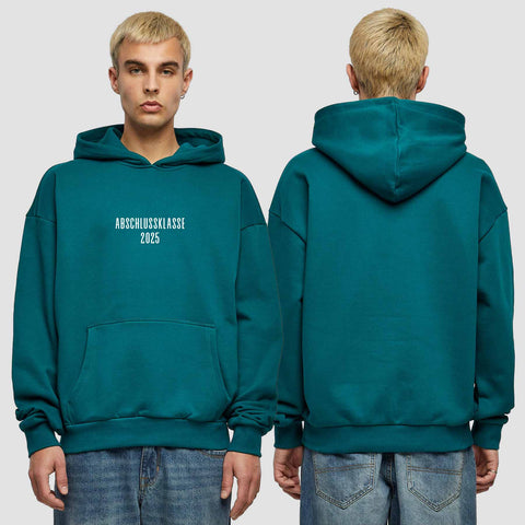 1024 "Abschlussklasse" Abschluss Premium Oversize Hoodie einseitig bedruckt