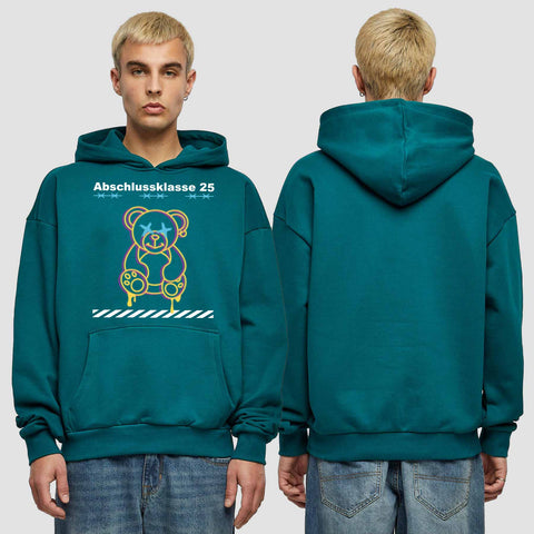 1014 "Teddy" Abschluss Premium Oversize Hoodie einseitig bedruckt