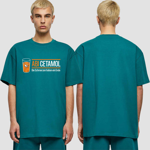 1001 "Abicetamol" Abi Oversize T-Shirt einseitig bedruckt
