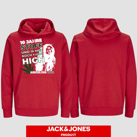 1030 "10 Jahre Stoff" Abschluss Hoodie by Jack&Jones einseitig bedruckt