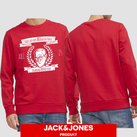 1005 "Abinale Phase" Abi Sweatshirt by Jack&Jones einseitig bedruckt