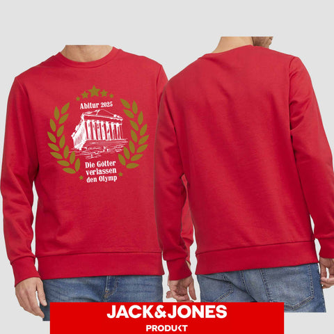1040 "Olymp" Abi Sweatshirt by Jack&Jones einseitig bedruckt