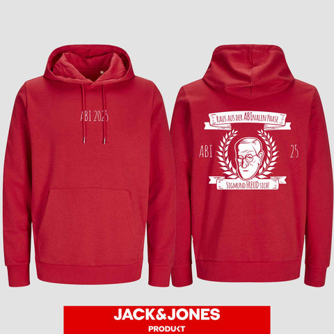 1007 "Abinale Phase" Abi Hoodie by Jack&Jones beidseitig bedruckt