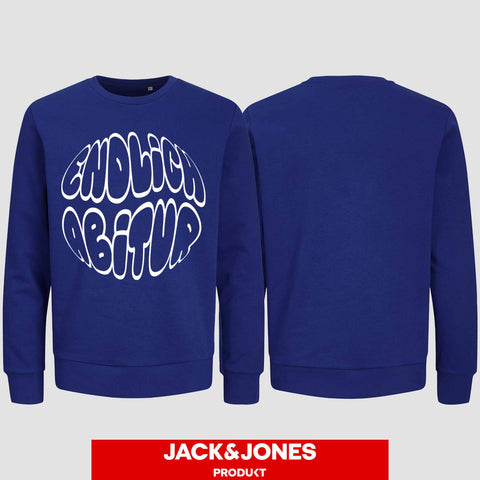 1038 "Endlich Abitur" Abi Sweatshirt by Jack&Jones einseitig bedruckt