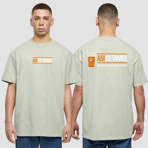 1002 "Abicetamol" Abi Oversize T-Shirt beidseitig bedruckt