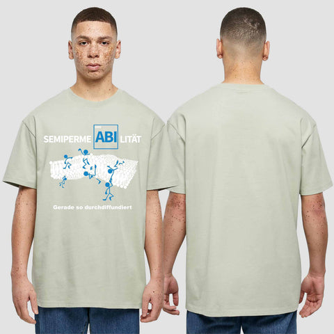 1033 "duchdiffundiert" ABI Oversize T-Shirt einseitig bedruckt