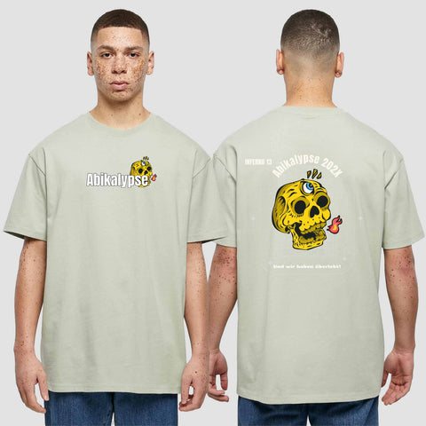 1056 "Abikalypse" Abi Oversize T-Shirt beidseitig bedruckt