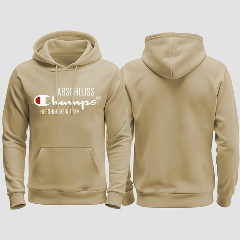 1028 "Abschluss Champs" Abschluss regular College Hoodie einseitig bedruckt