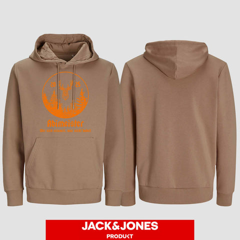 1004 "Abimeister" Abi Hoodie by Jack&Jones einseitig bedruckt