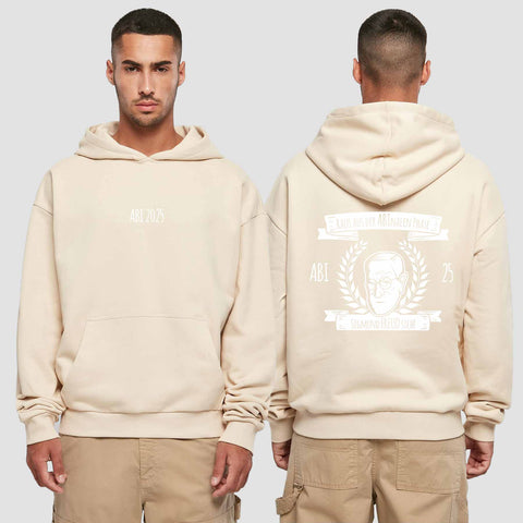 1007 "ABInale Phase" Abi Premium Oversize Hoodie beidseitig bedruckt