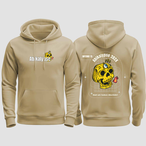 1056 "Abikalypse" Abi regular College Hoodie beidseitig bedruckt