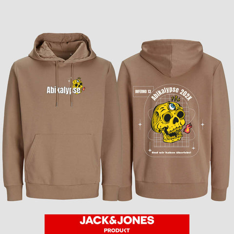 1056 "Abikalypse" ABI Hoodie by Jack&Jones beidseitig bedruckt