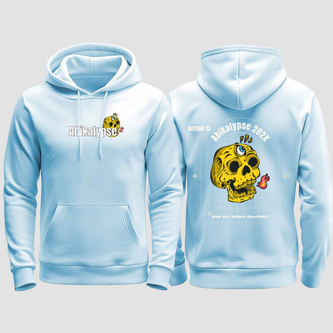 1056 "Abikalypse" Abi regular College Hoodie beidseitig bedruckt