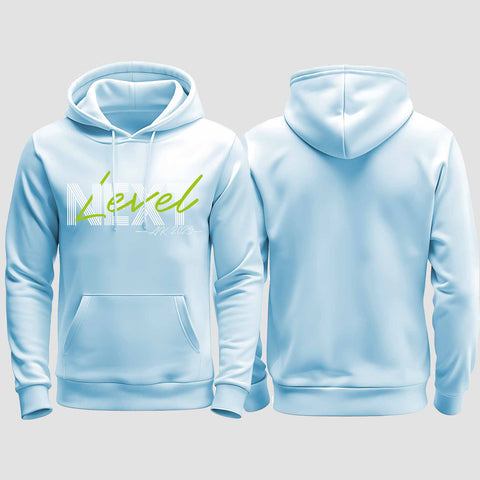 1045 "next Level" Abschluss regular College Hoodie einseitig bedruckt