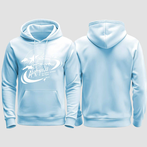 1046 "Abikropolis" Abi regular College Hoodie einseitig bedruckt