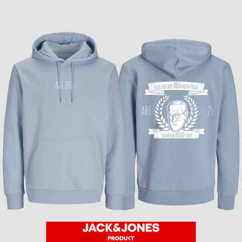 1007 "Abinale Phase" Abi Hoodie by Jack&Jones beidseitig bedruckt