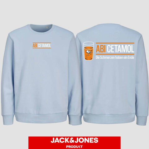 1002 "Abicetamol" Abi Sweatshirt by Jack&Jones beidseitig bedruckt