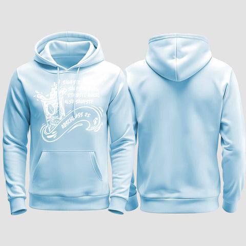 1048 "Säufste" Abschluss regular College Hoodie einseitig bedruckt