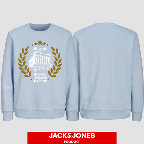 1040 "Olymp" Abi Sweatshirt by Jack&Jones einseitig bedruckt
