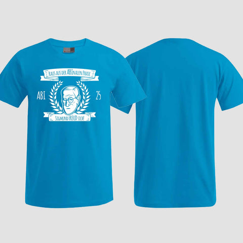 1005 "Abinale Phase" Abi T-Shirt einseitig bedruckt