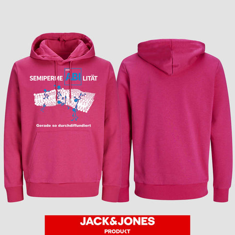 1033 "Durchdiffundiert" ABI Hoodie by Jack&Jones einseitig bedruckt