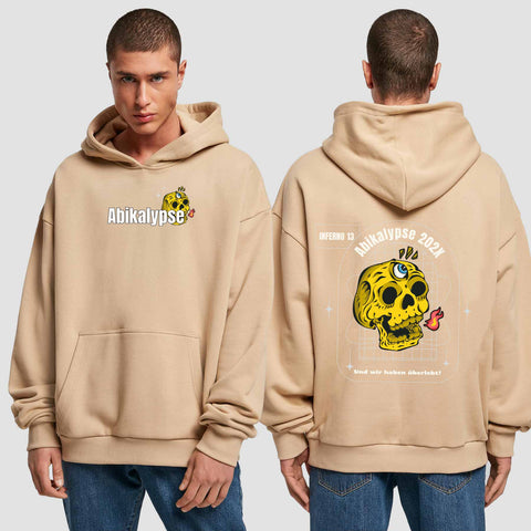 1056 "Abikalypse" Abi Premium Oversize Hoodie beidseitig bedruckt