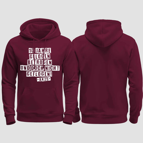 1031 "nicht geflogen" Abschluss regular College Hoodie einseitig bedruckt
