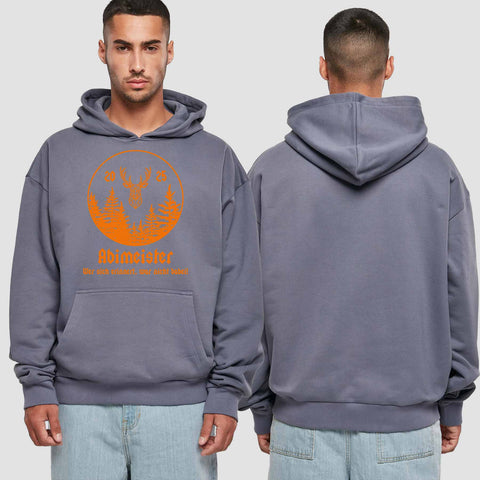 1004 "Abimeister" Abi Premium Oversize Hoodie einseitig bedruckt