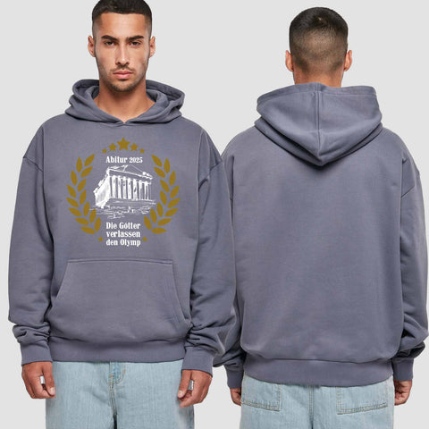 1040 "Olymp" Abi Premium Oversize Hoodie einseitig bedruckt