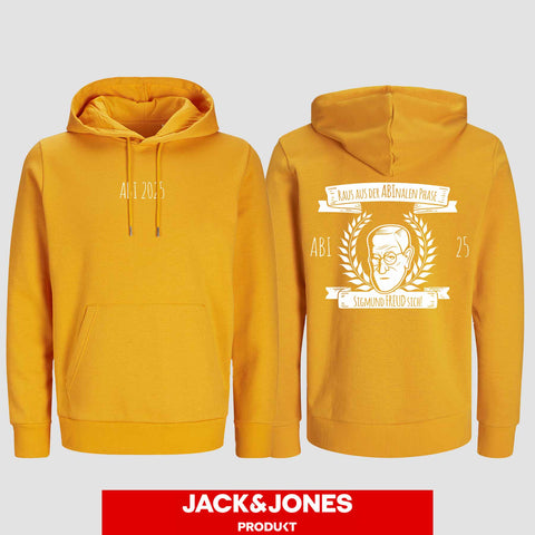 1007 "Abinale Phase" Abi Hoodie by Jack&Jones beidseitig bedruckt